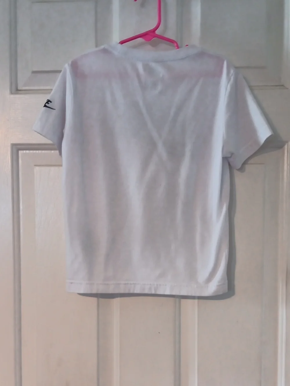 Nike Kids' White Logo Tee